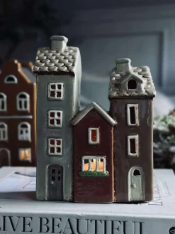 3 x Lyshus - Keramik