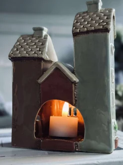 3 x Lyshus - Keramik