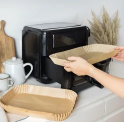 Airfryer papirforme, dobbelt skuffe - 50 Stk.