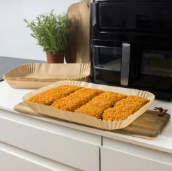 Airfryer papirforme, dobbelt skuffe - 50 Stk.