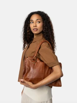 All-around skuldertaske - Miri Big walnut