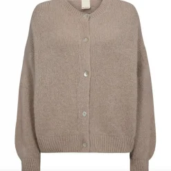 Alpaca cardigan Depeche - Sand