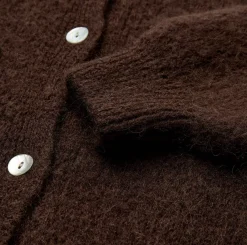 Alpaca cardigan Depeche - Brown
