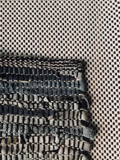 Anti-skrid 45x125cm - Hvid / Grå