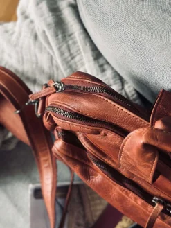 Arbejdstaske - Cognac Cow leather