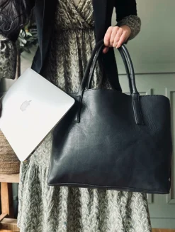 Arbejdstaske / shopper – Soft leather