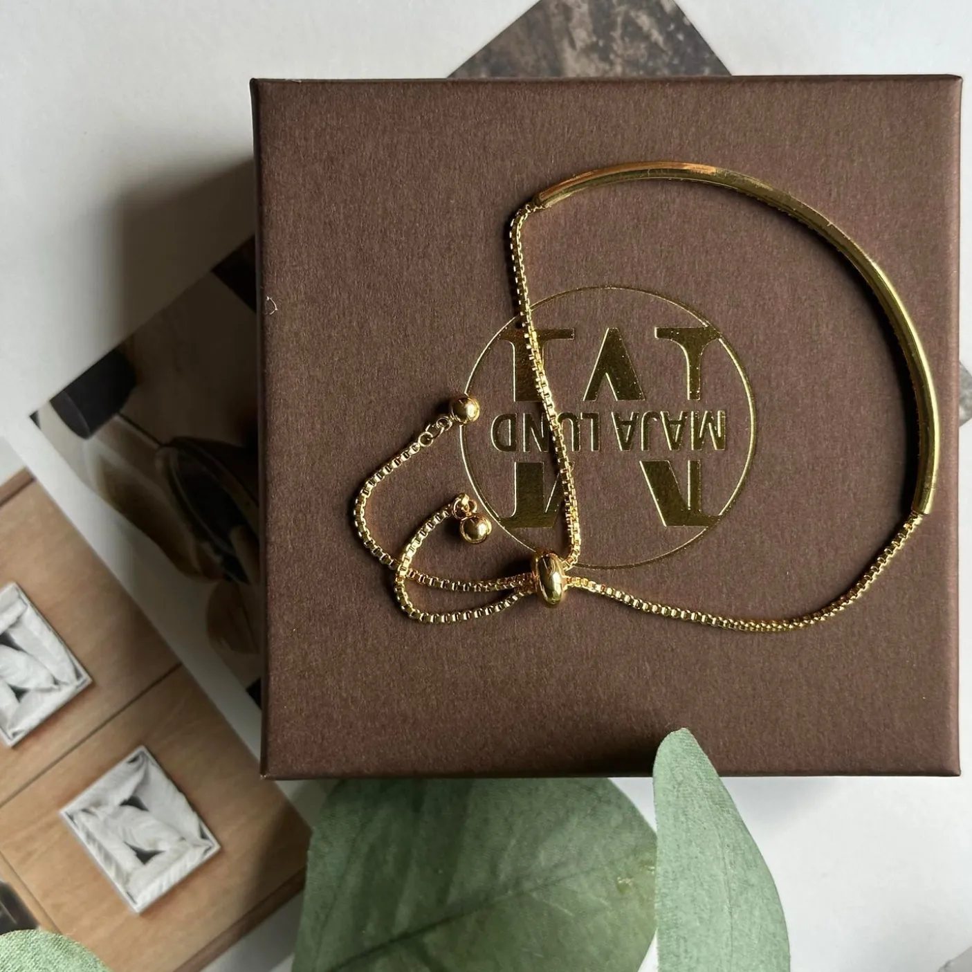 Armbånd Alba forgyldt