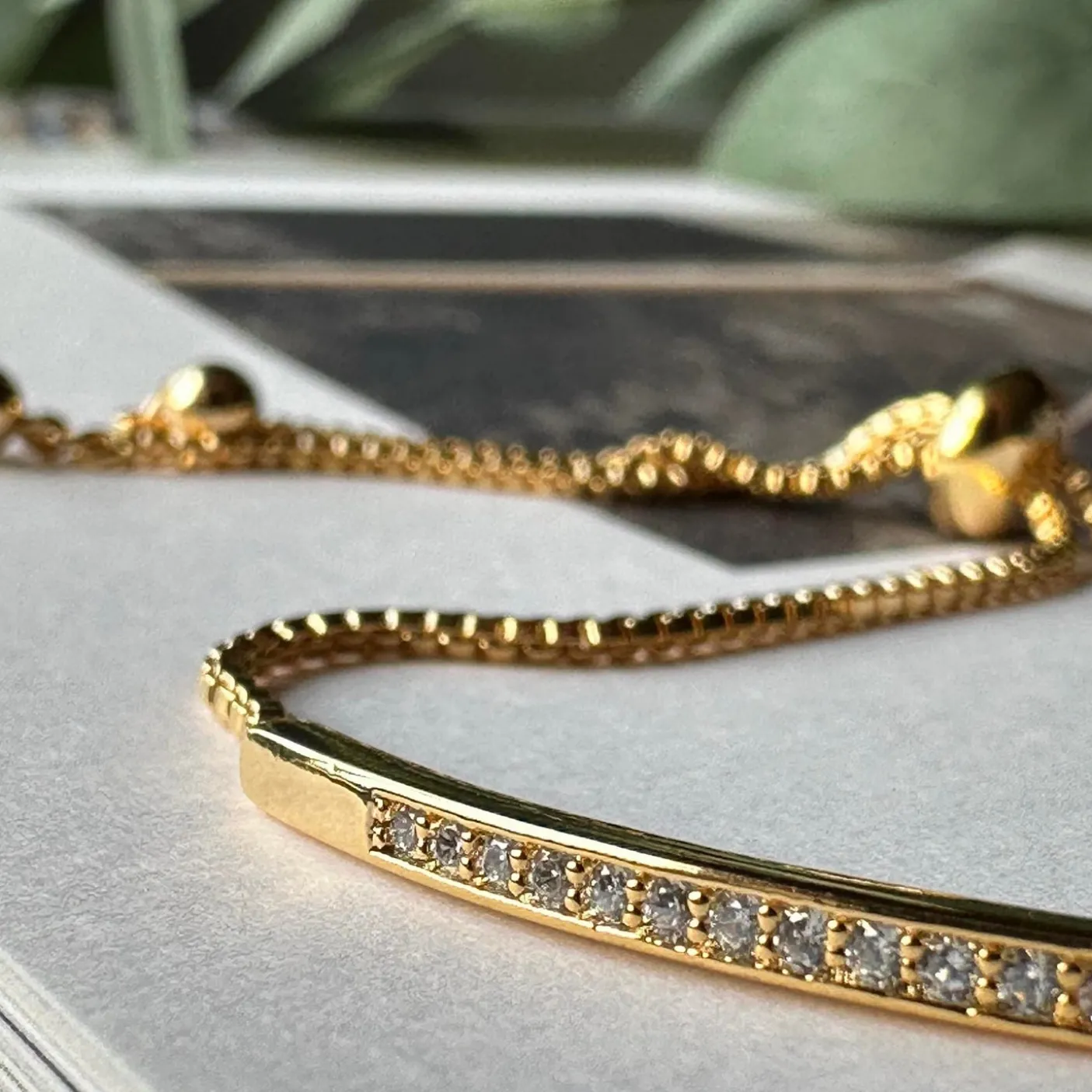 Armbånd Alba forgyldt