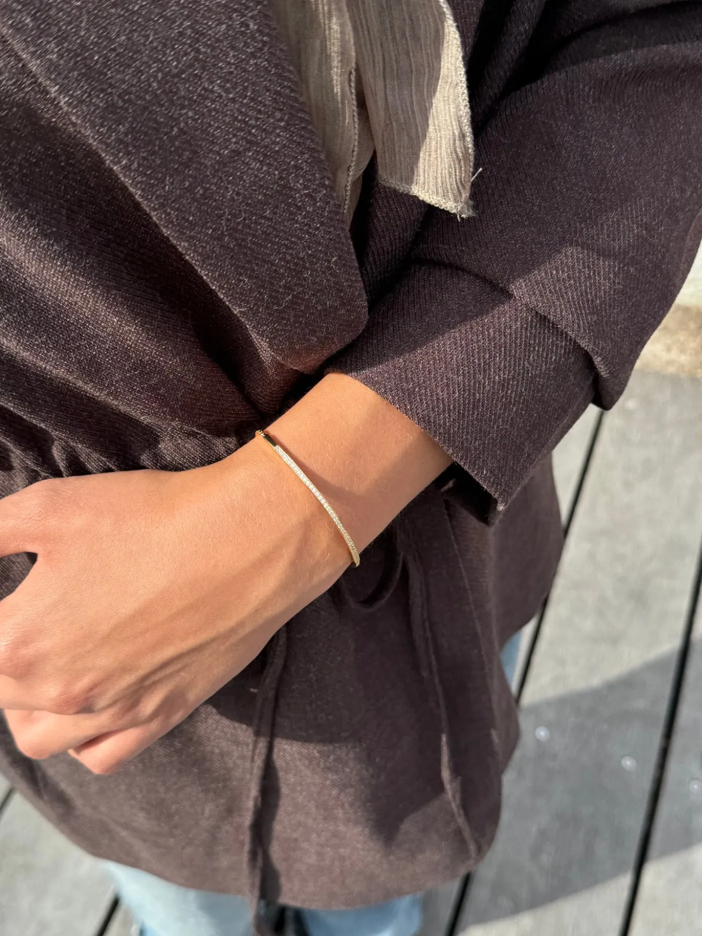 Armbånd Alba forgyldt