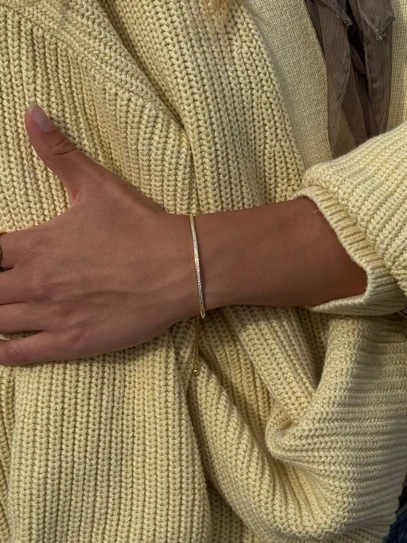 Armbånd Alba forgyldt