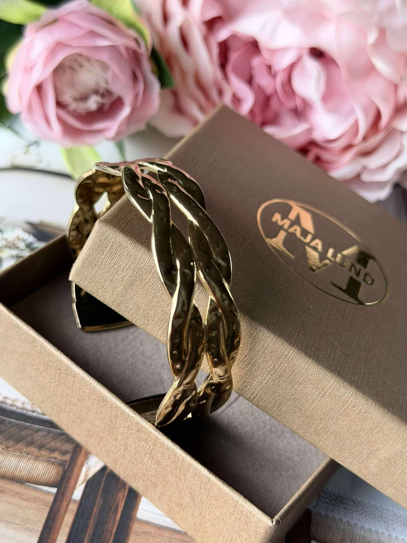 Armbånd Bangle - Malibu forgyldt