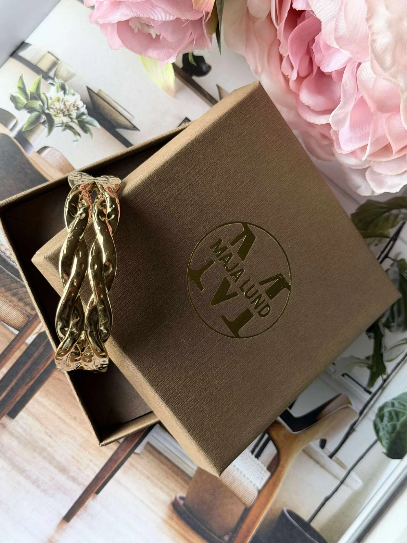 Armbånd Bangle - Malibu forgyldt