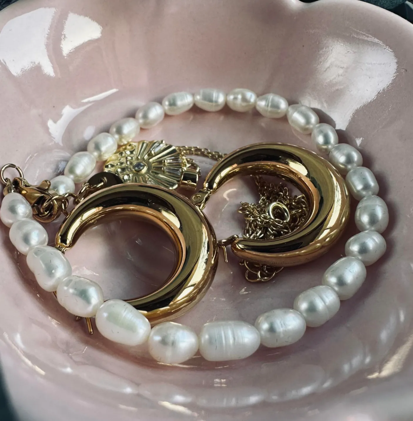 Armbånd Beate forgyldt - Vandfast