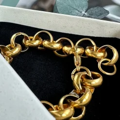 Armbånd Caroline forgyldt