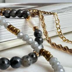 Armbånd Erika Stone - Sæt med 4 armbånd