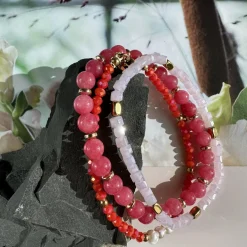 Armbånd GISELE Coral – Sæt med 3 stk