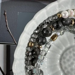 Armbånd GISELE grey – Sæt med 3 stk