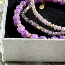 Armbånd GISELE Lavendel – Sæt med 3 stk