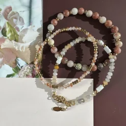 Armbånd GISELE Natur- Sæt med 3 stk