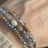 Armbånd Leah Lavendel/Stone – Sæt med 3 stk