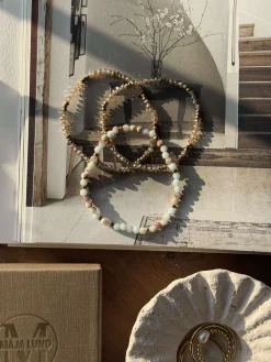 Armbånd Leah Sea Breeze/Natur – Sæt med 3 stk