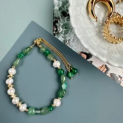 Armbånd Lianne m. Ferskvandsperler