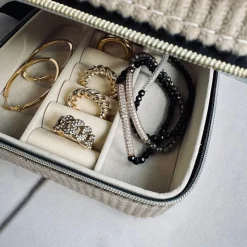 Armbånd Maja ONYX m. forgyldt sterling silver