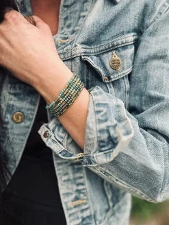 Armbånd Merle – green mix 1.Stk