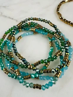 Armbånd Merle – green mix 1.Stk