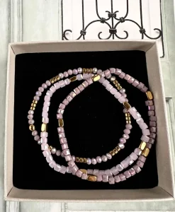 Armbånd Merle – Lavendel mix 1.stk