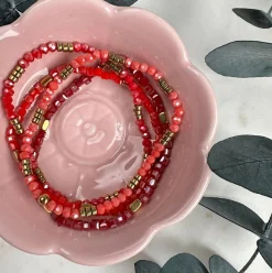 Armbånd Merle – Red mix 1.Stk