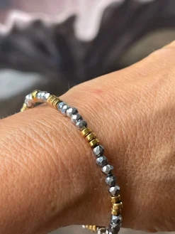 Armbånd Merle – Sølvfarvet/Gylden 1.Stk