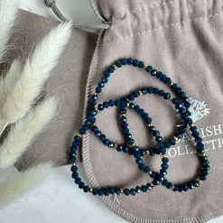 Armbånd Merle Havblå - Sæt med 3 stk