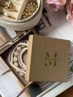 Armbånd MICHELLE Soft Rose / Mix - 5 stk