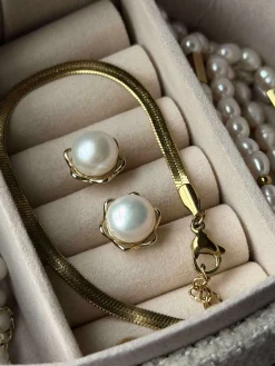 Armbånd Mira - guldbelagt