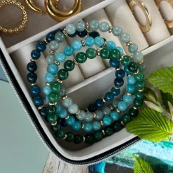 Armbånd Mollie – Green mix