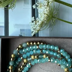 Armbånd Ofelia Aqua - Sæt med 5 armbånd