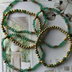 Armbånd Ofelia Emerald - Sæt med 5 armbånd