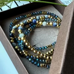 Armbånd Ofelia Navy - Sæt med 5 armbånd