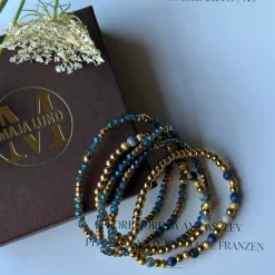 Armbånd Ofelia Navy - Sæt med 5 armbånd