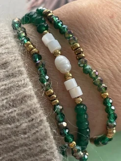 Armbånd Sarabella Emerald – Sæt med 3 stk
