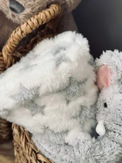 Babytæppe med bamse - Elefant