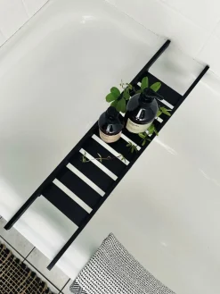 Badekar hylde – Black