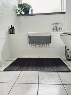 Bademåtte – Dark Bambus