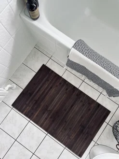 Bademåtte – Dark Bambus