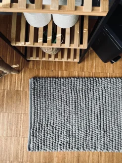 Bademåtte - Grå DOTS 50x80cm