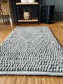 Bademåtte - Grå DOTS 50x80cm