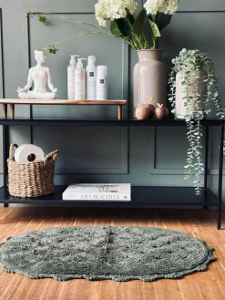 Bademåtte COTTON Oliven