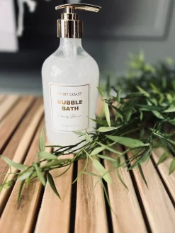 Bademåtte i Teak med gummifødder - 40x60cm