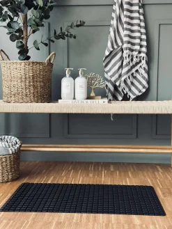 Bademåtte SKRIDSIKKER 69x39 - Sort